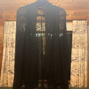 Black Shawl with Sleeves